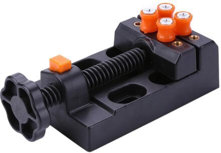 1Pc Black Kaak Bench Clamp Mini Kolomboor Vice Micro Clip Opening Parallel Tafel Platte Vise Sieraden Horloge Reparatie tool Kits