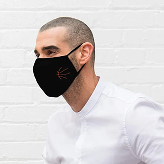 1PC Black Mask Cotton Breathable Mouth Mask Washable Face Mask Reusable Mouth Caps Cloth Mouth Cover Ear Hook Mouth-muffle