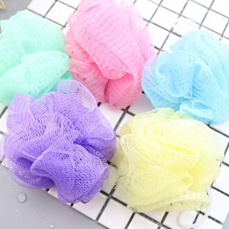 1Pc Bloem Mesh Bad Puff Body Exfoliërende Massage Scrubber Douche Bal Spons