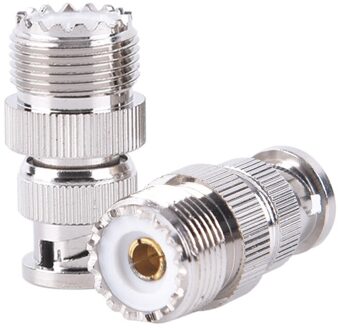 1Pc Bnc Stekker Naar Uhf SO239 PL-259 Vrouwelijke Jack Rf Coax Adapter Kabel Connector