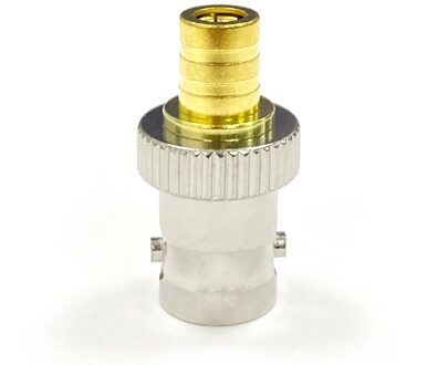 1Pc Bnc Vrouwelijke Jack Naar Smb Vrouwelijke Jack Rf Coax Adapter Converter Straight Verguld