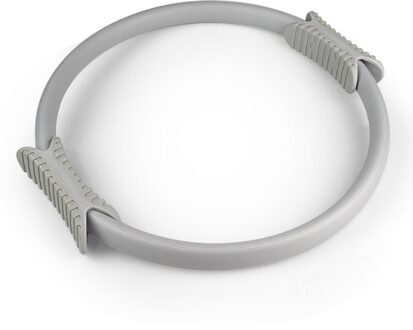 1Pc Bodybuilding Yoga Hoepel Gym Sport Training Pilates Weerstand Cirkel Ring Workout Apparatuur grijs