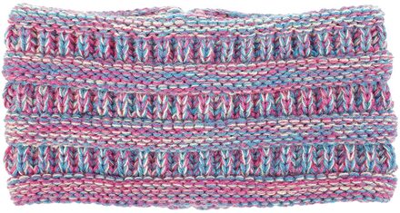 1Pc Bohemen Capelli Haar Accessoires Vrouwen Mode Warm Houden Breien Hoofdband Handgemaakte Sport Haarband Brede Zijde Haarband Paars