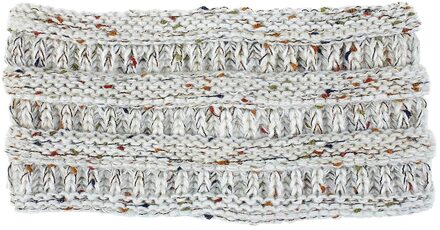 1Pc Bohemen Capelli Haar Accessoires Vrouwen Mode Warm Houden Breien Hoofdband Handgemaakte Sport Haarband Brede Zijde Haarband wit