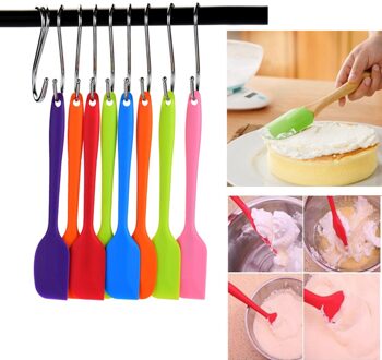 1Pc Boter Tool Hittebestendige Flexibele Siliconen Spatels Taart Spatel Schrapen Bakken Schraper Bakken Tools Voor Gebak Fdh