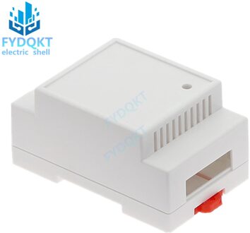 1Pc Brand Din Rail Plc Fire Detectie Instrument Schakelaar Doos/Rail Elektrische Behuizing/4-05: 88X54X44Mm Meter Shell zwart