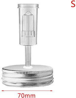 1Pc Brede Mond Mason Jar Gisting Deksel Premium Mason Jar Fermenteren Deksel Gisting Kit Voor Brede Mond Potten