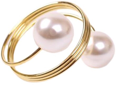 1Pc Bruiloft Servetringen Tafel Decoratie Holle Familiebijeenkomsten Dagelijks Gebruik Servet Gesp Houder GD