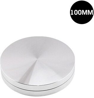 1Pc Cake Bakplaat As Draaitafel Aluminium Legering Roterende Tray Stand Base Aluminium Rotor Lager Cake Bakken Draaitafel 100mm