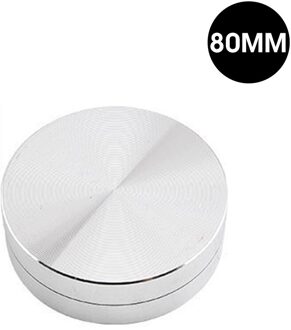 1Pc Cake Bakplaat As Draaitafel Aluminium Legering Roterende Tray Stand Base Aluminium Rotor Lager Cake Bakken Draaitafel 80mm