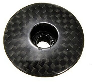 1Pc Carbon Fiber Fiets Headset Caps 1-1/8 "Mountainbike Fietsen Mtb 28.6Mm Headset Stem Top cap Cover