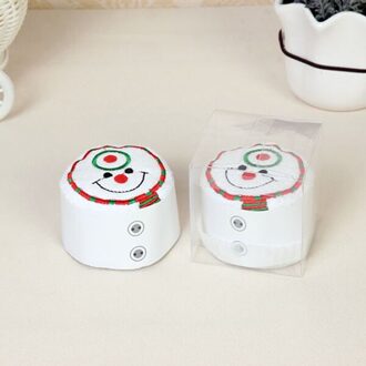 1Pc Cartoon Handdoek Kerstman Sneeuwpop Geborduurd Zachte Microfiber Katoenen Hand Gezicht Reinigen Handdoek Hoofddoek Kerstcadeaus sneeuwman