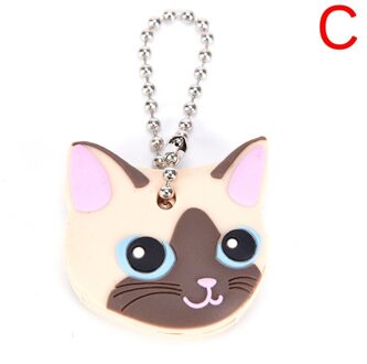 1Pc Cartoon Siliconen Beschermende Key Case Cover Voor Sleutel Controle Stofkap Houder Organizer Woonaccessoires Benodigdheden