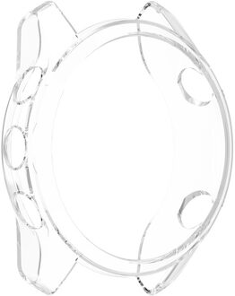 1Pc Case Cover Voor Garmin Forerunner 745 Plating Tpu Beschermhoes Horloge Cover Protector Bumper Frame Smart Horloge Accrssories transparant