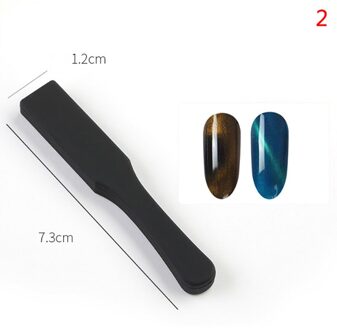 1Pc Cat Eye Magnetische Stok 3D Effect Sterke Magneet Slice Board Uv Gel Nail Tool Diy 2