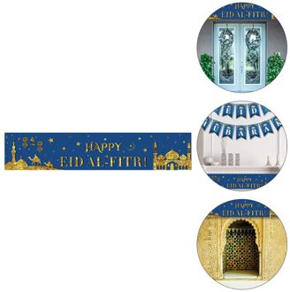 1Pc Chic Eid Party Opknoping Banner Ornament Moslim Ramadan Festival Decor geassorteerd kleur 1