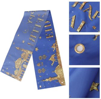 1Pc Chic Eid Party Opknoping Banner Ornament Moslim Ramadan Festival Decor geassorteerd kleur 4