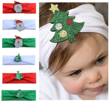 1pc Christmas Headband Vintage Cross Knot Elastic Hair Bands Soft Solid Lovely Baby Kids Girls Hairband Hair Accessories