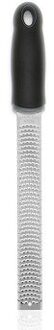 1Pc Citroen Zester 304 Rvs Kaasrasp Verlengd Zesters Gember Chocolade Nootmuskaat Knoflook Fruit Groente zwart