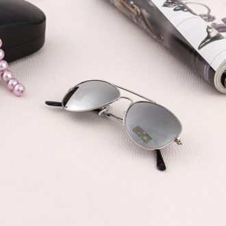 1Pc Classic Zonnebril Jongens Kleurrijke Driver Bril Spiegel Kinderen Kids Bril Metalen Frame Meisjes Reizen Brillen UV400 H