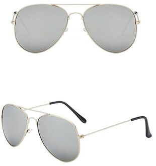 1Pc Classic Zonnebril Meisjes Kleurrijke Zonnebril Spiegel Kinderen Bril Metalen Frame Kids Jongens Reizen Winkelen Brillen UV400