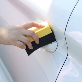 1Pc Cleaning Pe Spons Borstel Pe Waxen Spons Multifunctionele Wassende Cleaning Tool Hoek Veeg Clear Resterende Wax Auto Interieur