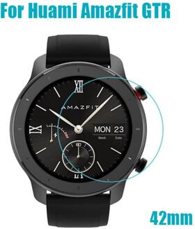 1Pc Clear Film Gehard Glas Screen Protector Voor Amazfit Gtr Smart Horloge 42/47Mm Horloges Accessoires Waterdicht effen Screen 1stk 47 HD