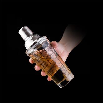 1Pc Cocktail Mixer Cocktail Shaker Set Rvs Boston Martini Dranken Shaker Bar Thuis Bartende Bar Tool Voor Handig