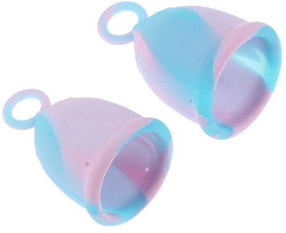 1PC Colorful Women Medical Grade Silicone Menstrual Cup Feminine Hygiene Menstrual Lady Cup Health Care Period Cup Various Sizes