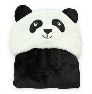 1pc Comfortabele Baby Badjas Leuke Animal Cartoon Baby Deken Kids Hooded Badjas Peuter Baby Badhanddoek panda