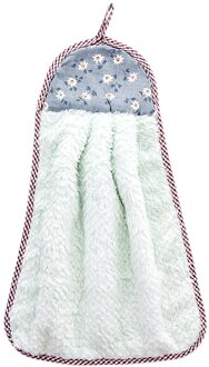 1Pc Coral Fluwelen Bloem Handdoeken Badkamer Opknoping Handdoek Niet-pluizende Reinigingsdoekje Cleaner Keuken Absorberende Vaatdoek # p35