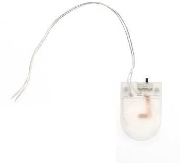 1Pc CR2032 Knoopcelbatterij Socket Holder Case Cover Met Aan/Uit Schakelaar Zwart/Wit/clear 3V Batterij Opbergdoos transparant