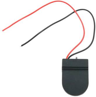 1Pc CR2032 Knoopcelbatterij Socket Holder Case Cover Met Aan/Uit Schakelaar Zwart/Wit/clear 3V Batterij Opbergdoos