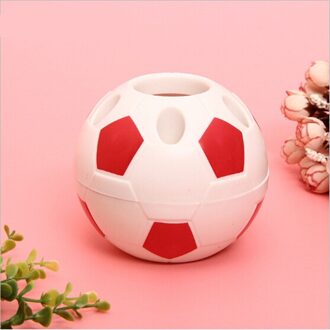 1PC Creatieve Pen Container Voetbal Modellering multifunctionele Tandenborstelhouder/Pen Houders Office Organisator School Rood