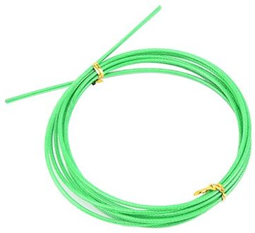 1Pc Crossfit Vervangbare Draad Kabel Snelheid Springtouwen 2.9M Atletiek Springtouw groen