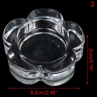 1Pc Crystal Glass Cup Nail Liquid Container Mini Kom Dappenglaasje Houder Nail Tool N2