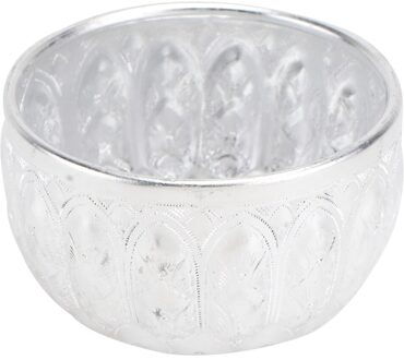 1Pc Decoratieve Kom Restaurant Kom Hotel Huishoudelijke Servies Dining Kom Zilver