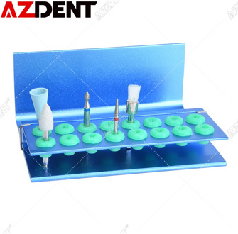 1PC Dental Bur Box Dental Burs Holder Support Stand Metal Best Quality