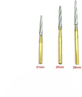 1Pc Dental Endodontic Polishing Bur Drills Tungsten Carbide FG Endo-Z 21mm/25mm/28mm Dentistry Tool