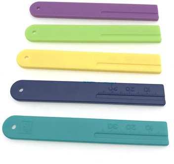 1pc Dental Endodontic Span Measure Rule Dental Scale Gutta Percha Point Rulers Dentist Tool