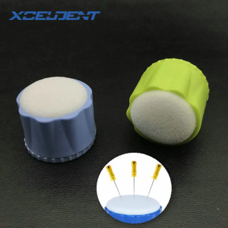 1pc Dental Equipment Round Endo Stand Cleaning Foam Sponge Files Drills Block Holder Dentist Products