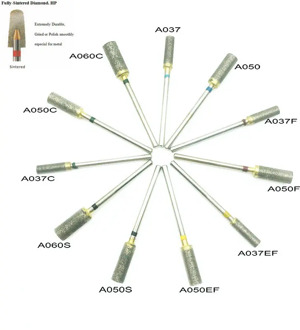1Pc Dental Lab Diamond Fully Sintered Burs Durable Grind or Polish Smoothly Especial for Metal and Jewery Jade