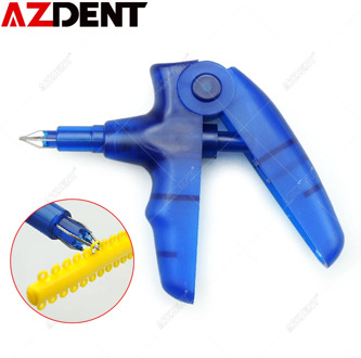1pc Dental Ligature Gun Blue Orthodontic Ligature Elastic Chain Gun Orthodontic Bandage Gun