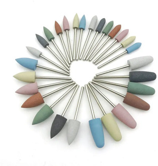 1pc Dental Rubber Silicone Polisher Nail Drill Bit Dental Silicon Rubber Burs Drill Accessories Foot Polishing Tools