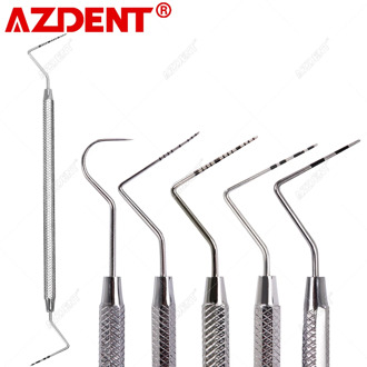 1Pc Dental Stainless Steel Periodontal With Scaler Explorer Instrument Tool Endodontic Equipment Material Probe