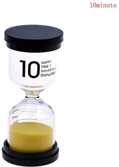 1Pc Desktop Mini Zand Klok Timers 7 Kleuren 1/3/5/10/15/20/30 minuten Zandloper Timer Voor Kinderen Borstel Tanden Thuis Ornament 10 Minutes