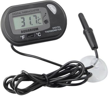 1Pc Digitale Lcd-scherm Sensor Aquarium Water Thermometer Controller Bedrade Fish Tank Accessoires Aquarium Thermometer Accessoires
