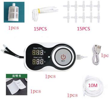 1Pc Diy Druppelsysteem Automatisch Sproeisysteem Irrigatiesysteem Kit Tuinslang Micro Drip Watering Kits Verstelbare Druppelaar 02