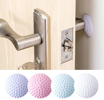 1PC Door Handle Anti-Collision Pad Creative Round Rubber Insurance Anti-Shock Anti-Slip Cushion Cushion Wall Protection Pad