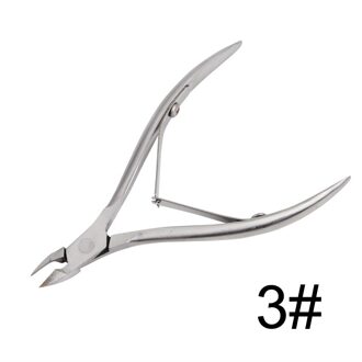 1Pc Double-Ended Rvs Cuticle Pusher Dode Huid Push Remover Voor Pedicure Manicure Nail Art Cleaner Care tool 03